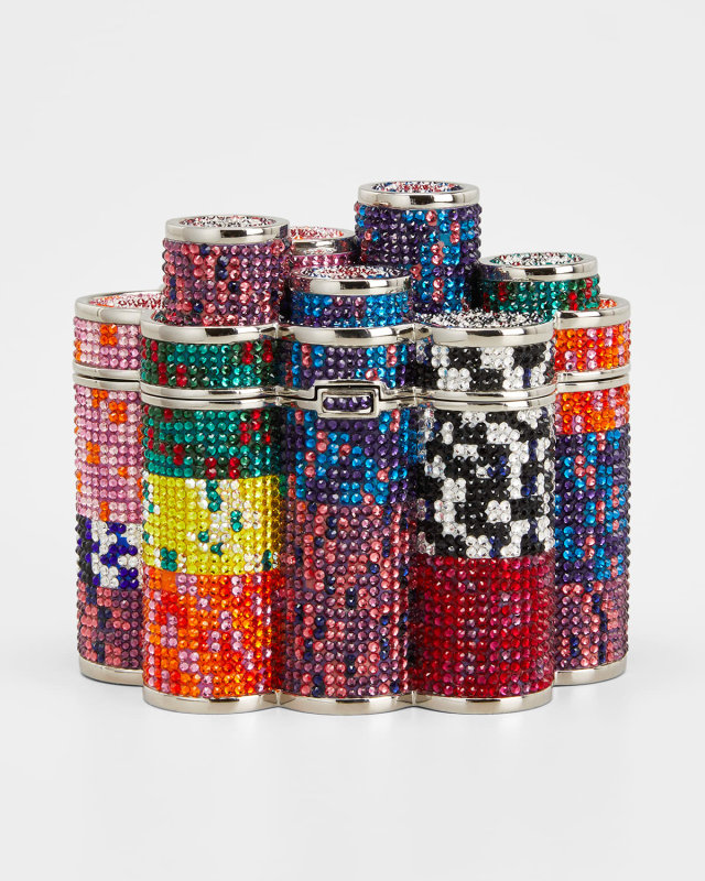 Coins Stack Poker Chips Clutch Minaudiere